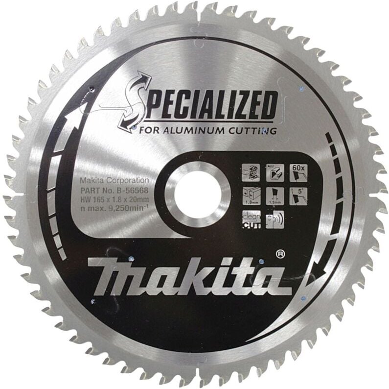 Specialized Sägeblatt 165x20x60Z - Makita