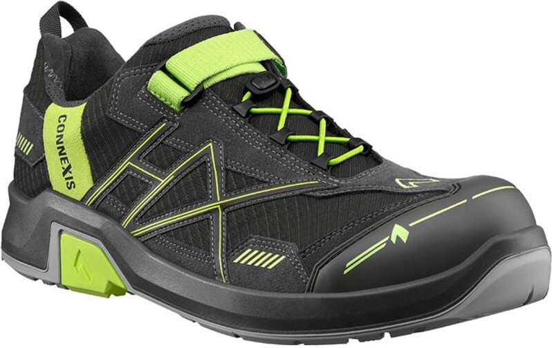 HAIX Sicherheitshalbschuh CONNEXIS Safety T Low Ws 630005 Damen S1 ESD SRC DGUV Gr. 43 grau/grün