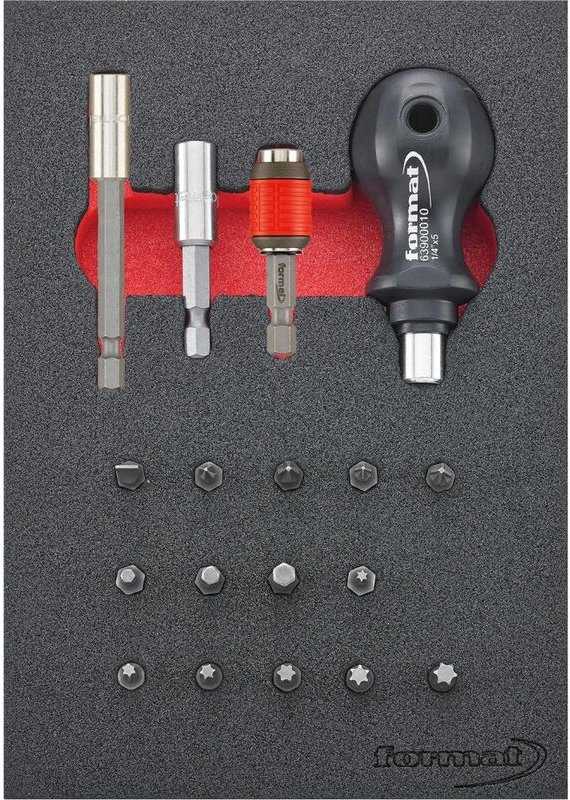 Werkzeugmodul 1/9 Bit-Set - Format