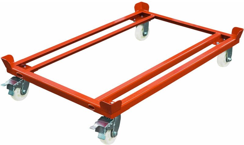 Schefer Palettenfahrgestell PFG Premium für Gitterboxen und Europaletten 1000kg Tragkraft ohne Verbindungsstange