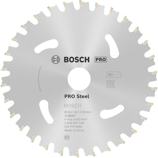 Thumbnail - Pro Stahl Cordless KSB,136x1.6x20mm - 2608837746 - Bosch
