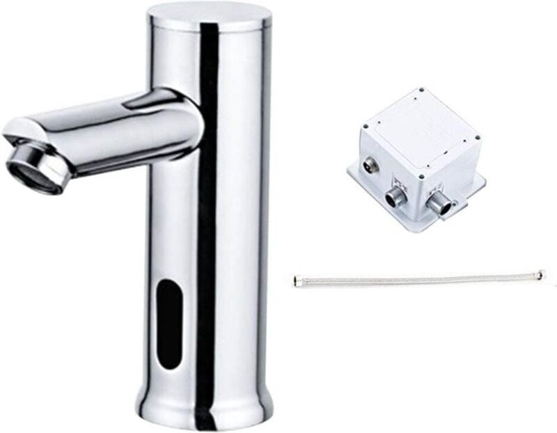 Waschbecken Wasserhahn Elektrische Küche Badezimmer mit Automatische Sensor Batterie Powered Messing Waschbecken Kaltwas...