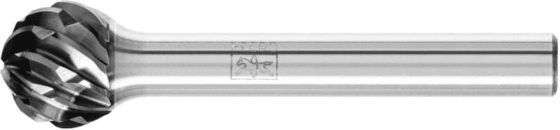 PFERD TOOLS Hartmetall Hochleistungsfrässtift STEEL Kugel KUD Ø 12x10mm Schaft-Ø 6 mm HICOAT für Stahl