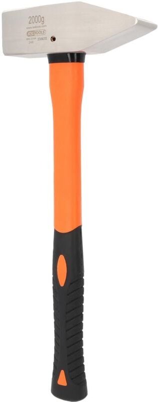 Ks Tools edelstahl Schlosserhammer mit Fiberglasstiel, 2000g