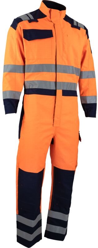 Atex Risk Pratic Overall mit hoher Sichtbarkeit - orange/blau - lma - 4156-S
