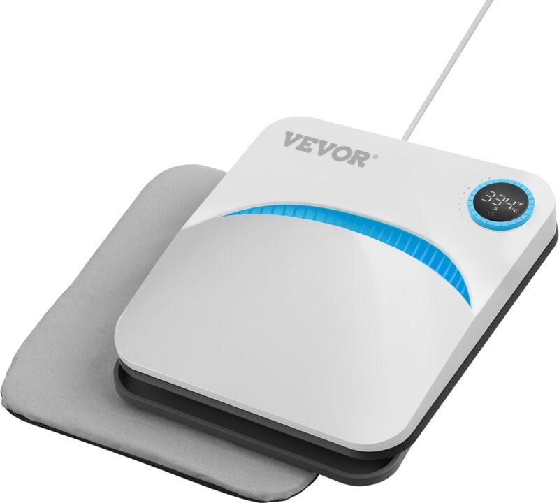 Hitzepresse, 22,8 x 22,8 cm, tragbarer T-Shirt-Druck, multifunktionale Sublimations-Transfer-Hitzepresse, Teflon-beschic...