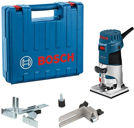 Bosch Professional - Bosch Kantenfräse gkf 600 Professional im Set im Handwerkerkoffer