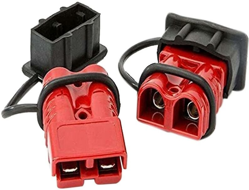 Woosien - 2 Stück 350a 2/0 Awg Batterie-Stromanschlusskabel Quick Connect Disconnect Kit für Anderson Connector