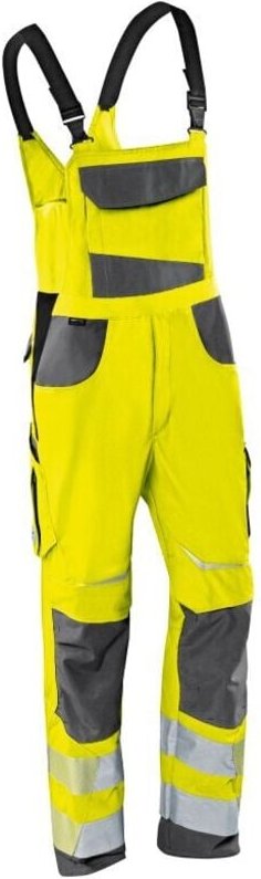 Kübler Latzhose reflectiq psa 2 3207 warngelb/anthrazit Gr. 28