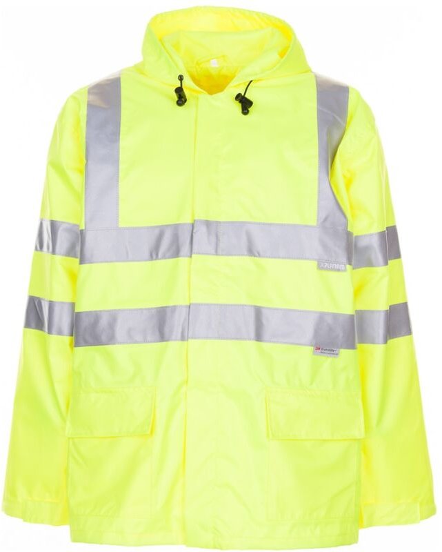 Thumbnail - Warn Regenjacke wasserdicht Gr. 3XL gelb - Planam