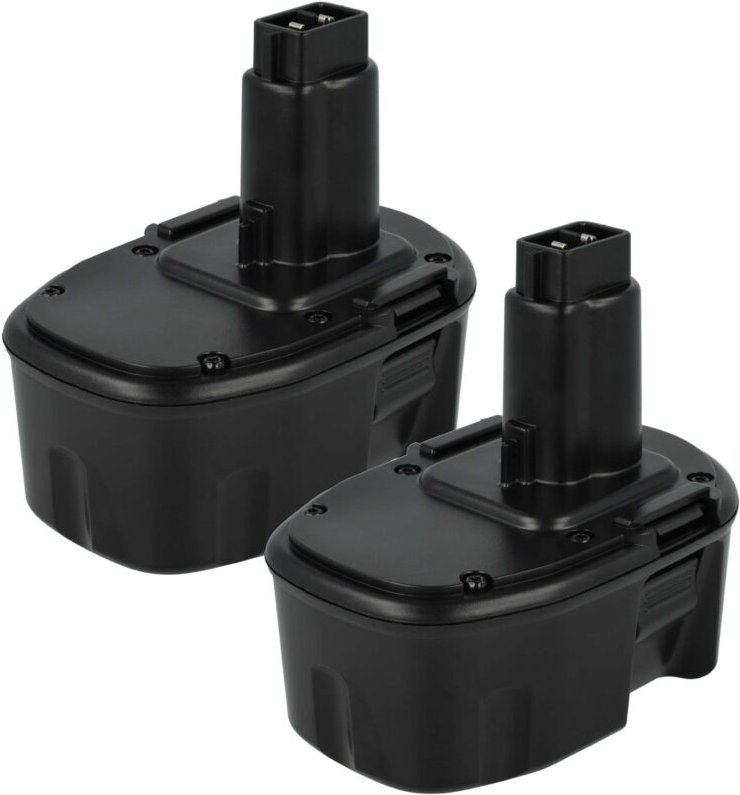 vhbw 2x Akku Ersatz für Dewalt DC9091, DE9038, DE9091, DE9092, DE9094, DE9502, DW9094 für Elektrowerkzeug (3000 mAh, NiM...