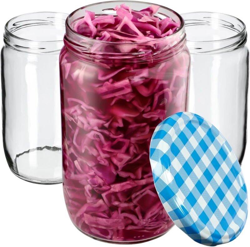 Glas Anna 720 ml fi82 TO-720 Franko 16er-Pack - Kadax