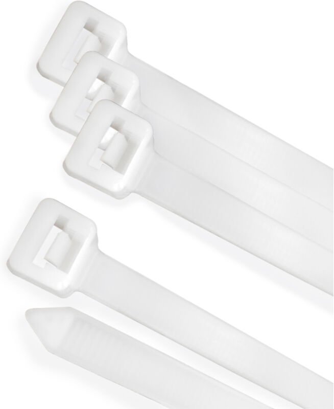 Trense aus 100 % Nylon. Naturfarben 2,5 x 160 mm. (Beutel 100 Einheiten)