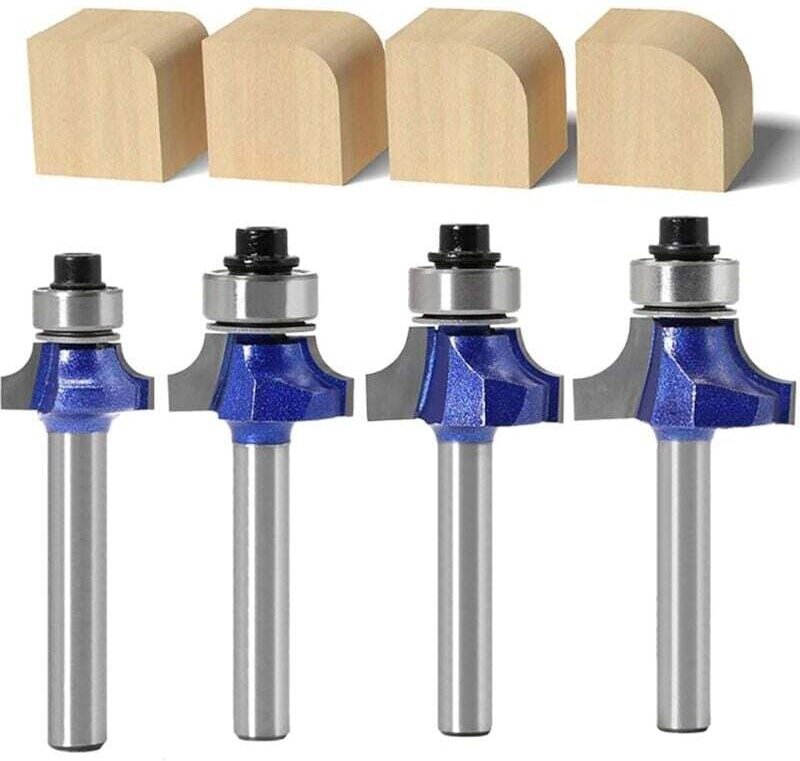 Thumbnail - Ulisem 4er Set Rundfräser mit 6 mm Schaft