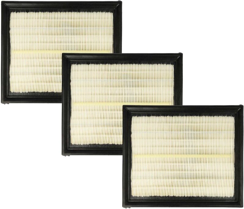 Filterset 3x Staubsaugerfilter kompatibel mit Protool Festool vcp 480 e-m ac, 480 e-l ac, 480 ac Staubsauger - Hauptfilt...