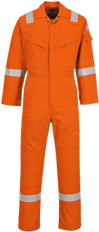 Flammhemmende und antistatische Overall 350g Orange XL - DE(50-52) - UK(40-41)