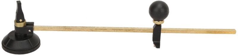 6-Rad-Glasschneider, Kreisschneider für die Industrie, Schneidwerkzeug mit Saugnapf für präzise Kreise (60 cm / 23,6 Zol...