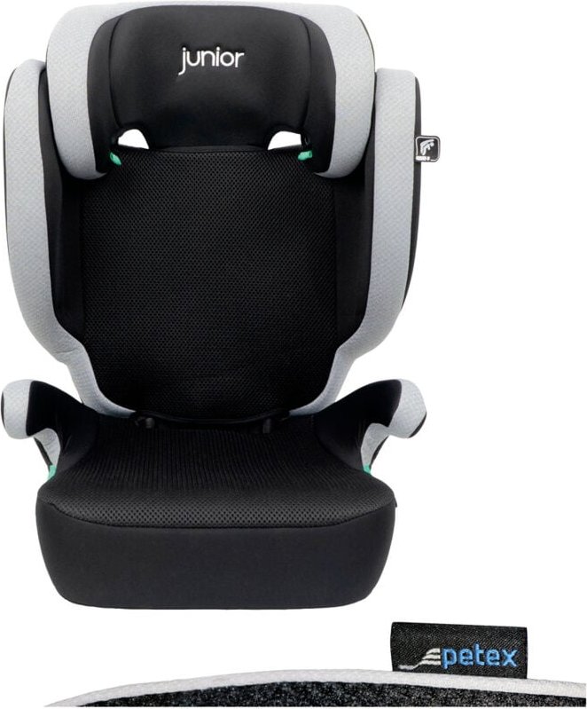 Grau - Petex Basic Plus 1601 hdpe nach ece R129 Kindersitz