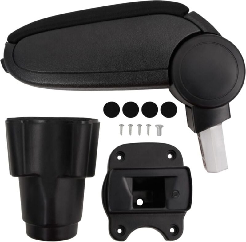 Destockoutils - Auto-Armlehne Schwarz 12x33x(34-50) cm abs vidaXL