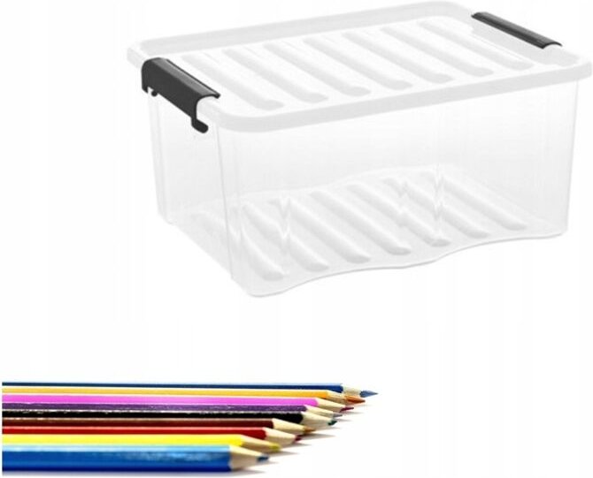 Behälter mit Deckel 2,0l transparent PLAST TEAM