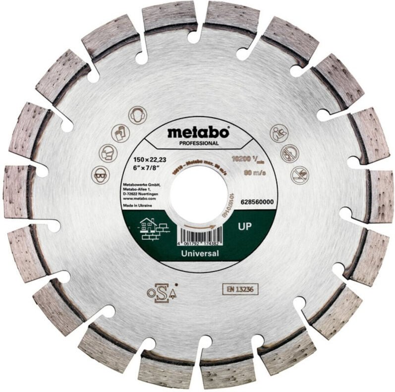 Metabo - Diamanttrennscheibe 150x22,23mm, 'up', Universal 'professional' (628560000)