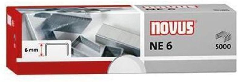 Thumbnail - Heftklammer NE6 Elektrohefter Stahl verzinkt 5.000 St./Pack.