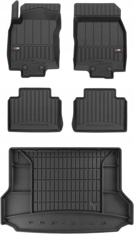 Thumbnail - SET 3D Gummimatten Matte Nissan X-Trail T32 2017-2021 5 Sitze g