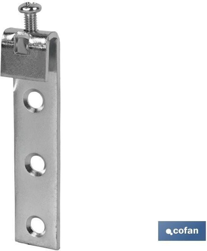 Verzinkter Kleiderbügelhaken mit Regulierschraube