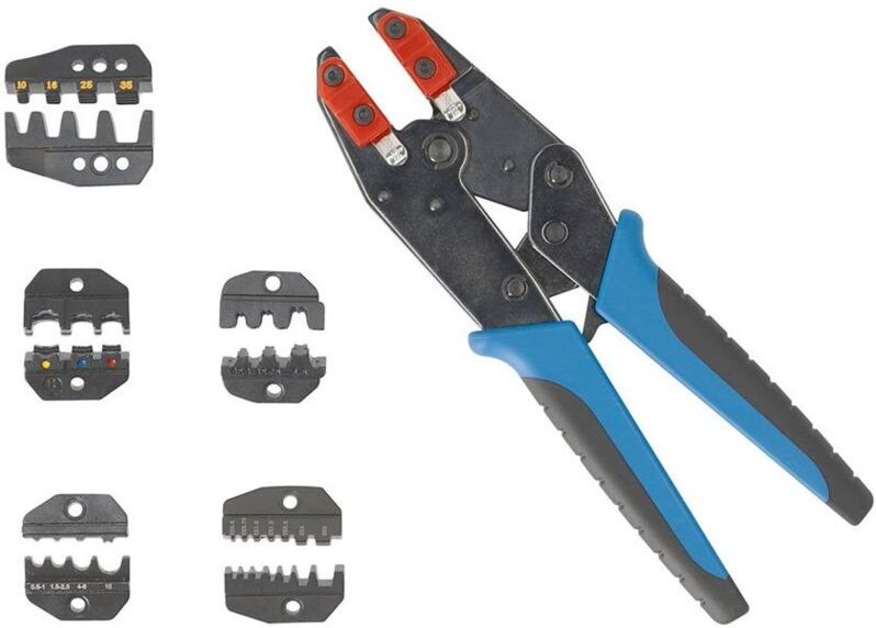 Crimpzange mit 5 auswechselbaren Backen 630-5hd-4 Irimo