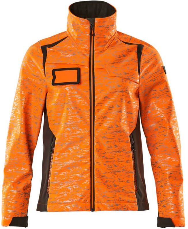 Thumbnail - Accelerate safe Damen Softshelljacke 19212-291 Gr. 3XL hi-vis orange/dunkelanthrazit - Mascot