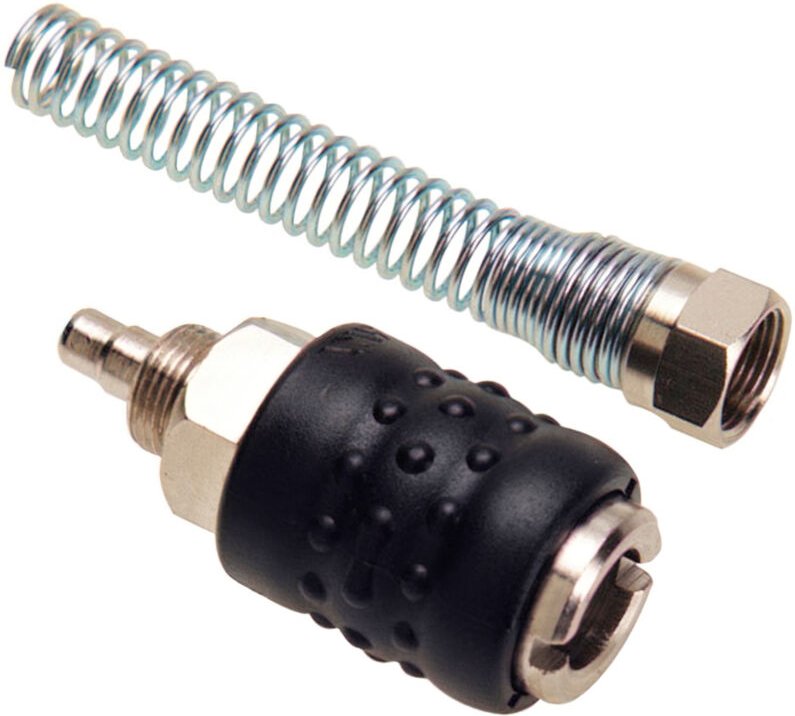 Schlauch-Schnellkuppplung mit Feder 6x8 mm. (Blisterverpackung 1 Stück)
