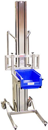 2-Positionen-Plattenstapler - Hubhöhe 1200mm - Max. Tragfähigkeit 80kg - 855009556-P2P