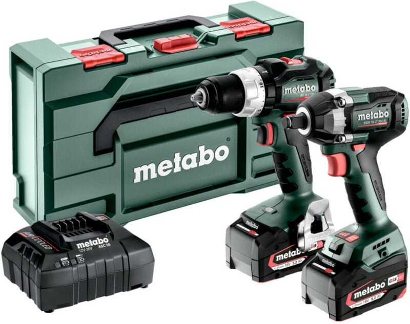 Metabo - Akku Combo Set 2.9.3 18V, bs 18 lt bl + ssw 18 lt 300 bl x 145 l