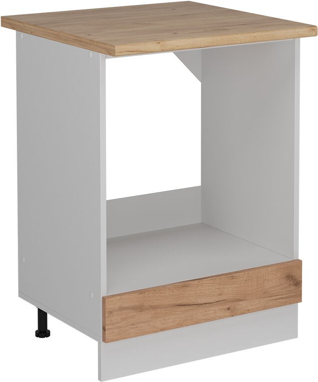 Herdumbauschrank R-Line, Goldkraft Eiche, 60 cm AP Eiche, Vicco