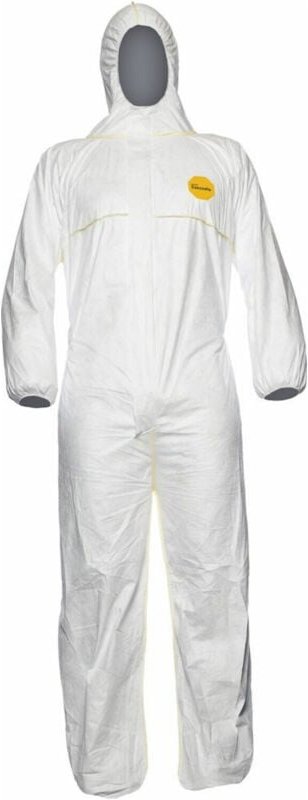 Schutzoverall Typ 5/6 Tyvek 200 EasySafe, weiß, Unisex-Größe: xl - Dupont