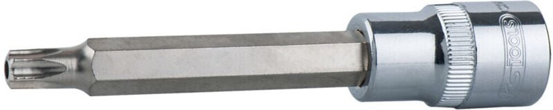 Ks Tools 3/8' CHROMEplus Bit-Stecknuss tx mit Stirnlochbohrung,lang, TB40