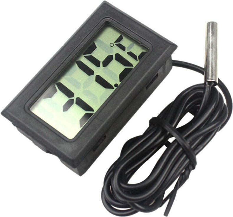 Thumbnail - Elektronisches digitales Thermometer für Aquarien, Kühlschrank, Wasserthermometer mit wasserdichter Sonde