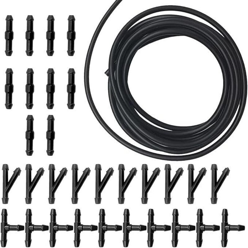 Universeller 500 cm langer Scheibenwaschschlauch, Kfz-Schlauch, Reparatursatz für Scheibenwaschflüssigkeitsschläuche, mi...