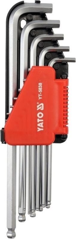 Yato YT-5838 Sechskantschlüssel-Satz of Inbusschlüssel Imperial 12 Stück(e)