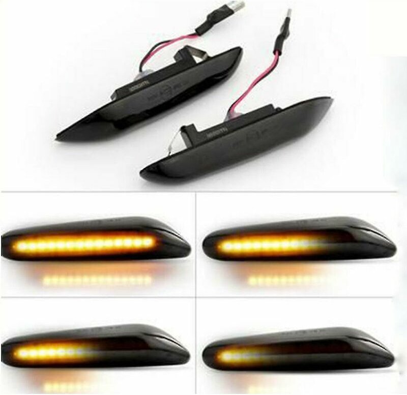 Mumu - Led Dynamische Blinker Seite Marker Sequentielle Blinker Lampe Für Bmw E46 E36 E60 E61 E90 E91 E92 E93 X1 e84