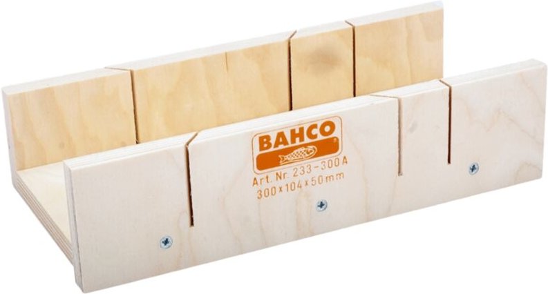 Schneidlade aus Holz, 400 x 104 x 50 mm - Bahco