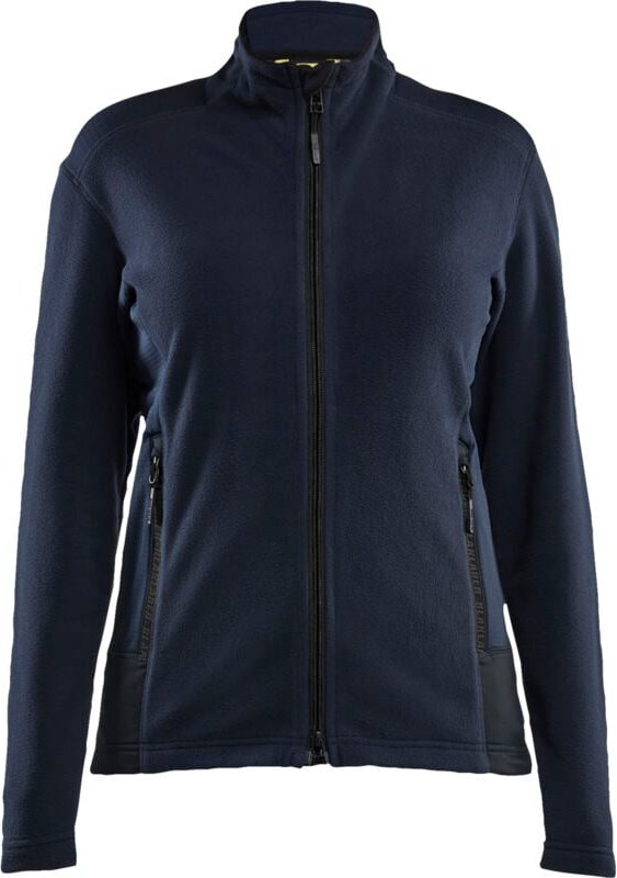 Arbeitsjacke aus Mikropolar für Damen 4766 - Dunkelmarine/Schwarz S