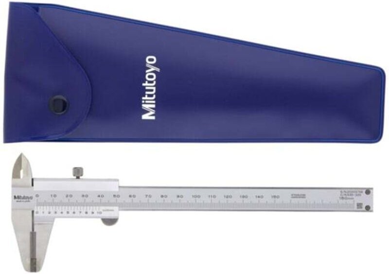 Mitutoyo - Nonius Messschieber, HM-Außenmessflächen 0-150mm, 0,05mm, Metrisch