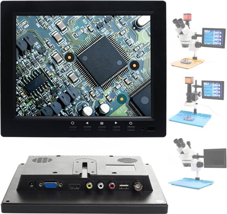 HDMI&VGA&AV 8-Zoll-Mikroskopdisplay