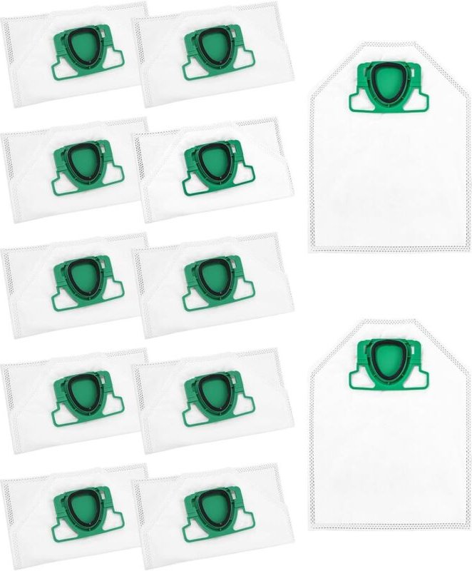 12 Staubsaugerbeutel Set kompatibel mit Vorwerk Kobold VK200 FP200, Zubehör Ersatzstaubbeutel für vk 200 fp 200