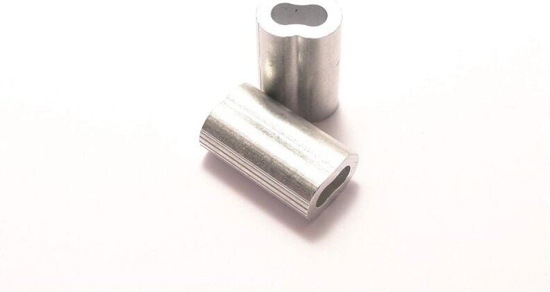 Pressklemmen f. Drahtseil 2,0mm Aluminium