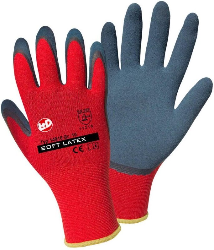 Soft Latex Feinstrickhandschuh Größe 9