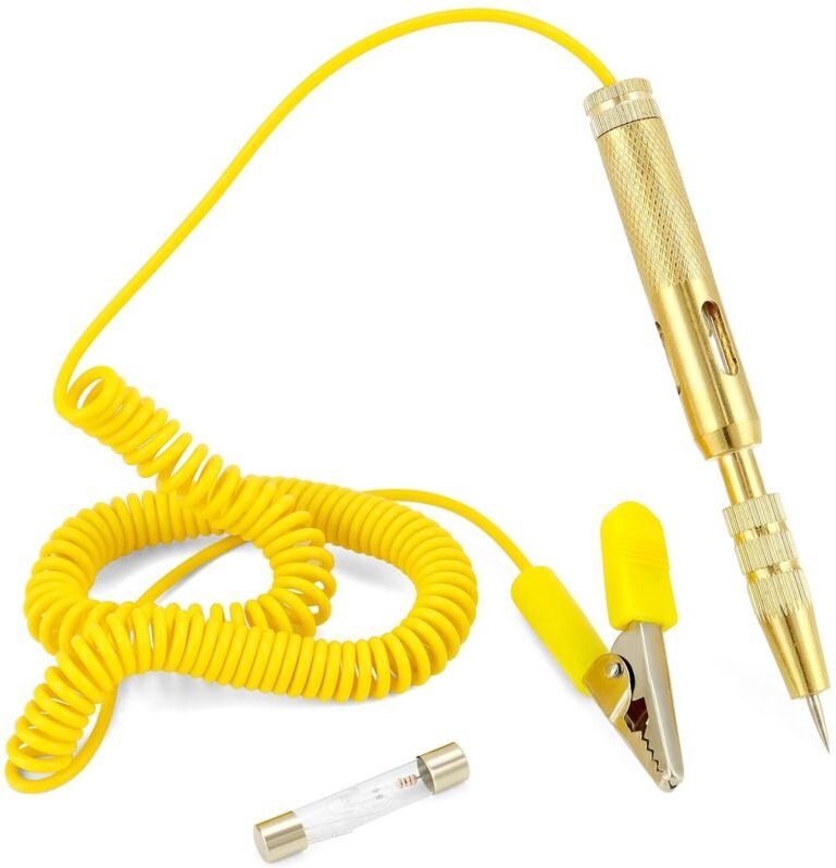 6V 12V 24V Auto-Stromkreistester Auto-Relais-Tester, Auto-Elektrotester mit Kontrollleuchte Mechaniker zum Testen von Ni...