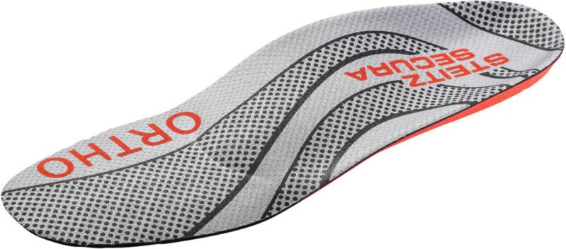 Steitz Secura - Einlegesohlen grau/rot Ortho-Soft esd high, EU-Schuhgröße: 39