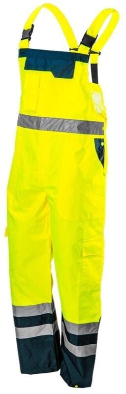NEO - Arbeitslatzhose m. Reflektoren wasserabweisend gelb S/48